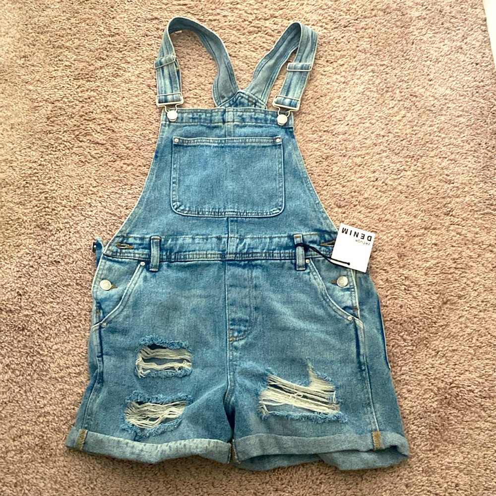 NWT - Refuge Denim overalls, size medium